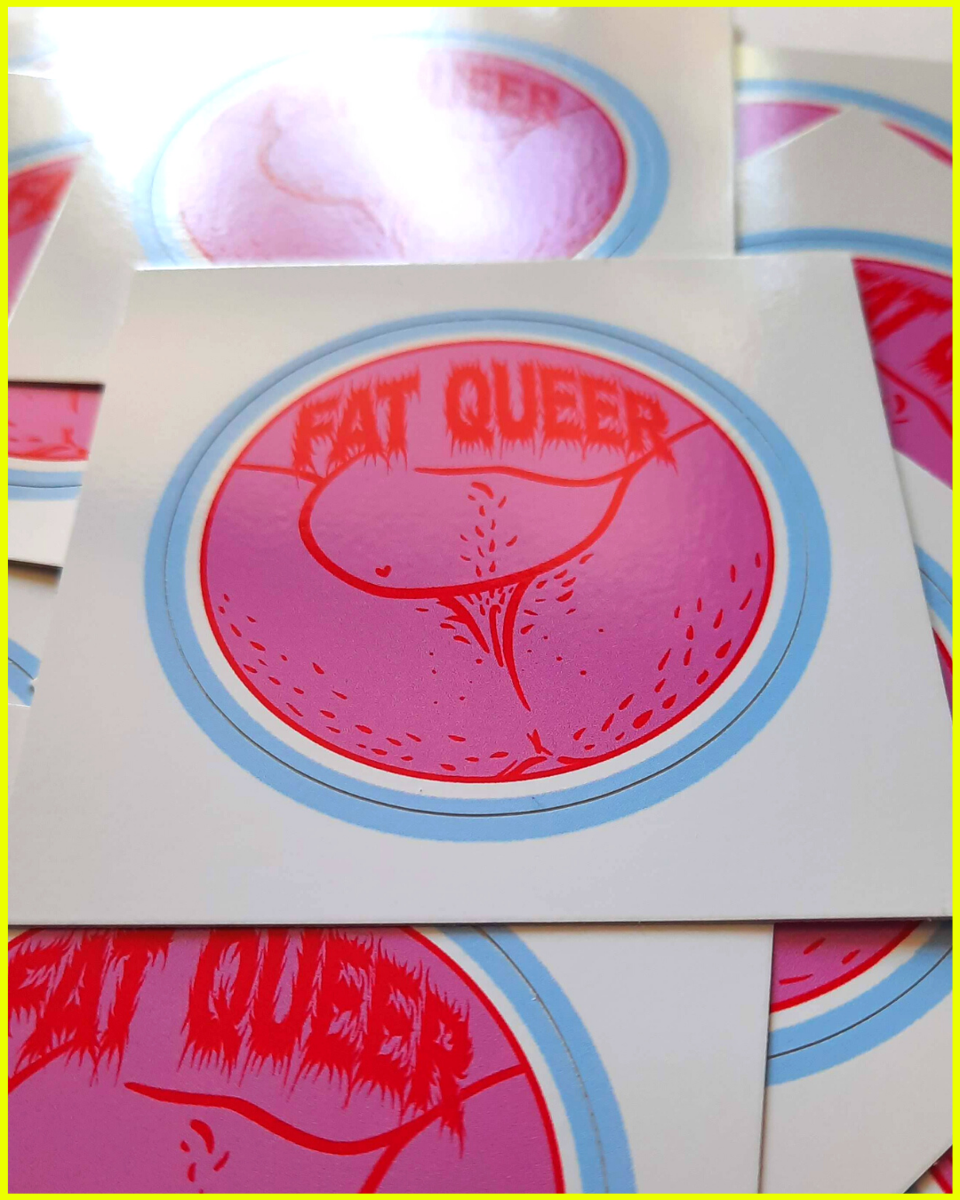 Fat Queer Sticker